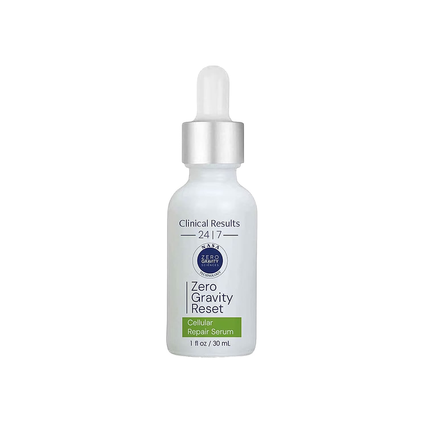 Clinical Results 24|7 Zero Gravity Cellular Repair Serum (1oz) Made in