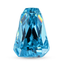 AAAA Perito Moreno Cambodian Blue Zircon (Fancy Free Size) 6.00 ctw