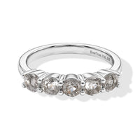 EverTrue Petalite 0.75 ctw 5 Stone Ring in Stainless Steel (Size 6.0)