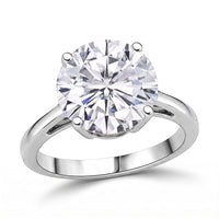 IGI Certified 14K White Gold Luxuriant Lab Grown Diamond (G, VS) Ring (Size 7.0) 5.00 ctw