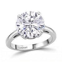 IGI Certified 14K White Gold Luxuriant Lab Grown Diamond (G, VS) Ring (Size 7.0) 5.00 ctw