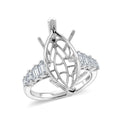 Luxuriant Lab Grown Diamond E-F VS 0.75 ctw Ring in 950 Platinum (Size 8.0) 6.85 Grams - Sticky add to cart bar