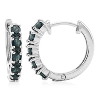D'Joy Narsipatnam Alexandrite 2.00 ctw Earrings in Rhodium Over Sterling Silver