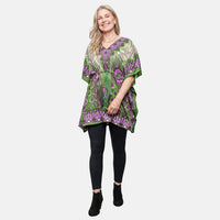 Neelam Fashions Green Caftan Tunic- One Size Fits Most