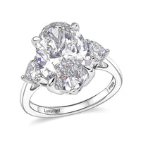 IGI Certified Luxuriant Lab Grown Diamond G VS 5.60 ctw Ring in 950 Platinum 5.20 Grams