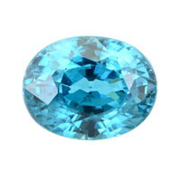 AAAA Cambodian Blue Zircon (Ovl) 5.00 ctw