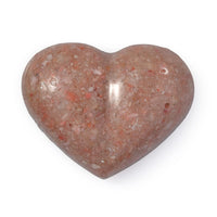 Constituted Peach Opal Carved Heart (Fancy Free) 21.97 ctw