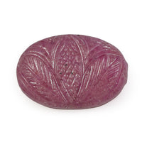 Freshend Ruby Carved Floral (Fancy Free) 29.15 ctw