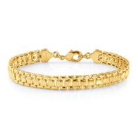 EverTrue Bronzella Collection Linking Bracelet in 18K YG Plated Bronze (6.50 In)