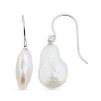 Freshwater Pearl Fashion Earrings in Sterling Silver