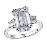 IGI Certified Luxuriant Lab Grown Diamond F VS 5.80 ctw Ring in 14K White Gold (Size 8.0)