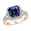 Lab Grown Ceylon Blue Sapphire