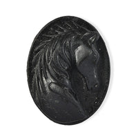 Constituted Silver Shungite Carved Horse (Fancy Free) 23.88 ctw