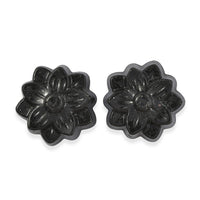 Silver Constituted Shungite Set of 2 (Fancy Free Size) 48.45 ctw