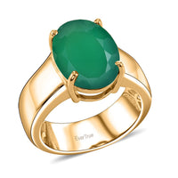 EverTrue Verde Onyx Ring in 18K YG Plated (Size 10.0) 4.90 ctw