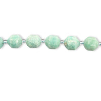 GCS Round Amazonite Beaded Strand (15.5 Inches) 185.70 ctw