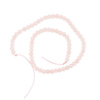 Round Galilea Rose Quartz Beaded Strand Necklace (16 Inches) 120.35 ctw