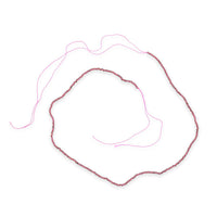 Pink Garnet Beaded Strand Necklace (16 Inches) 15.80 ctw