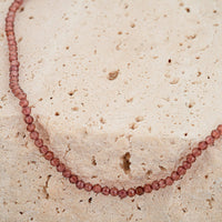 GCS Mozambique Garnet Beaded Strand (12.50 Inches) 11.75 ctw