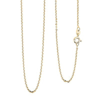 Italian Brillantina Chain Necklace in 14K Yellow Gold Over Sterling Silver (20 Inches) 4.50 Grams