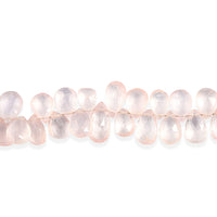GCS Drop Galilea Rose Quartz Beaded Strand (7.25 In) 60.00 ctw
