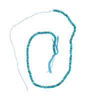 Round Neon Apatite 46.50 ctw Beaded Strand Necklace 13.75 Inches
