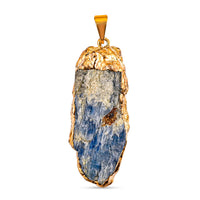 Sodalite 39.00 ctw Pendant Without Chain in Goldtone