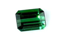 Chrome Tourmaline Octagon 8x6 Faceted Cut 4A 1.70 ctw