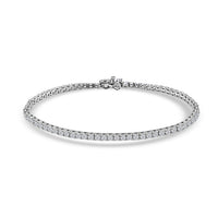 Mumbai Close Out Deal Luxuriant Lab Grown Diamond VS 4.00 ctw Tennis Bracelet in Sterling Silver (7.00 In)