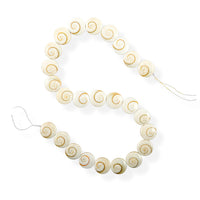 GCS SilverMouth Shell Beaded Strand (15.5 Inches)