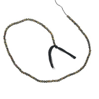 Coated Spinel Beaded Strand Necklace (14 Inches) 38.70 ctw
