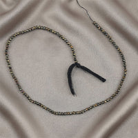 Coated Spinel Beaded Strand Necklace (14 Inches) 38.70 ctw