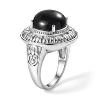 EverTrue Mojave Purple Turquoise Solitaire Ring in Stainless Steel (Size 10) 7.00 ctw