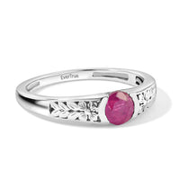 EverTrue Ilakaka Hot Pink Sapphire (FF) 0.75 ctw Solitaire Ring in Platinum Bond (Size 6.0)