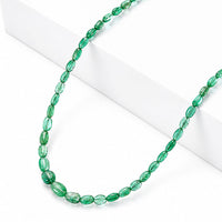 Rhapsody 950 Platinum AAAA Kagem Zambian Emerald Necklace (18 Inches) 45.00 ctw