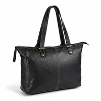 La Marey Black Genuine Leather Shoulder Bag