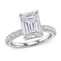 950 Platinum Luxuriant Lab Grown Diamond Engagement Ring (Size 6.0) (6.50 g) 5.75 ctw