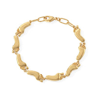 EverTrue Fancy Bracelet in 18K YG Plated Bronze (6.50 Inch)