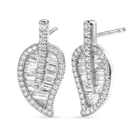 Luxuriant Lab Grown Diamond (G-H, SI) Earrings in 18K Vermeil YG Over Sterling Silver 1.50 ctw