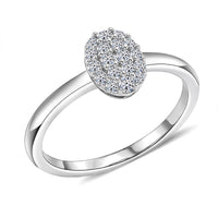 Luxuriant Lab Grown Diamond (G-H, SI) Ring in 18K Vermeil Yellow Gold Over Sterling Silver (Size 10.0) 0.15 ctw