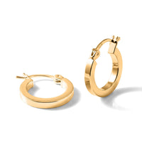 Luxoro 10K Yellow Gold Hoop Earrings (1.10 g)
