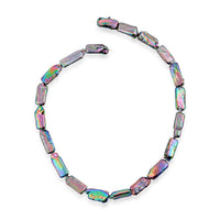 Peacock Pearl Beaded Necklace (16 Inches)