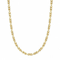 4.5mm Infinity Chain Necklace in 14K YG Over Sterling Silver 9.75 Grams 20 Inches