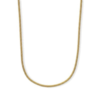 Italian 10mm Popcorn New Light Chain Necklace in 14K YG Over Sterling Silver 8.30 Grams 20 Inches