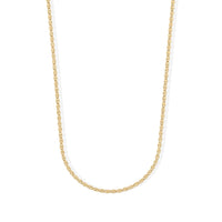 Sterling Silver 1.4mm Valentina Star Chain Necklace 2.35 Grams 18 Inches
