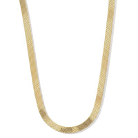 1.4mm Bismark Chain Necklace in 14K YG Over Sterling Silver 13.40 Grams 18 Inches