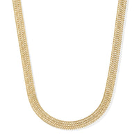3mm Arrow Chain Necklace in 14K YG Over Sterling Silver 20.10 Grams 18 Inches
