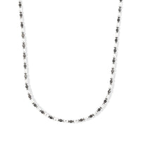 1.2mm CPSL/DC Typhoon Chain Necklace in Black Rhodium and Sterling Silver 10.70 Grams 18 Inches