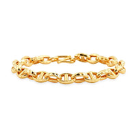 24K Yellow Gold Mariner Chain Bracelet (7.25 In) (12.70 g)