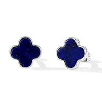 Lapis Lazuli 0.60 ctw Earrings in Silvertone